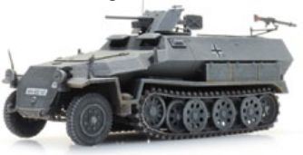 Artitec 1:87 Scale Sd.Kfz. 251/10 Ausf. C, 3.7cm Pak Grey WM ready 1:87