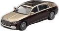 Truescale 1:64 Scale Mercedes Maybach S680 Gold/Dark Red Metallic (LHD) Blister Packaging