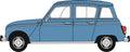 Oxford Diecast 1:76 Scale Renault 4 Blue