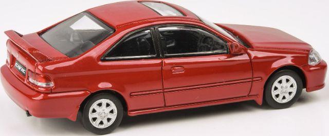Paragon 1:64 Scale Honda Civic Si Milano Red 1999 (RHD)