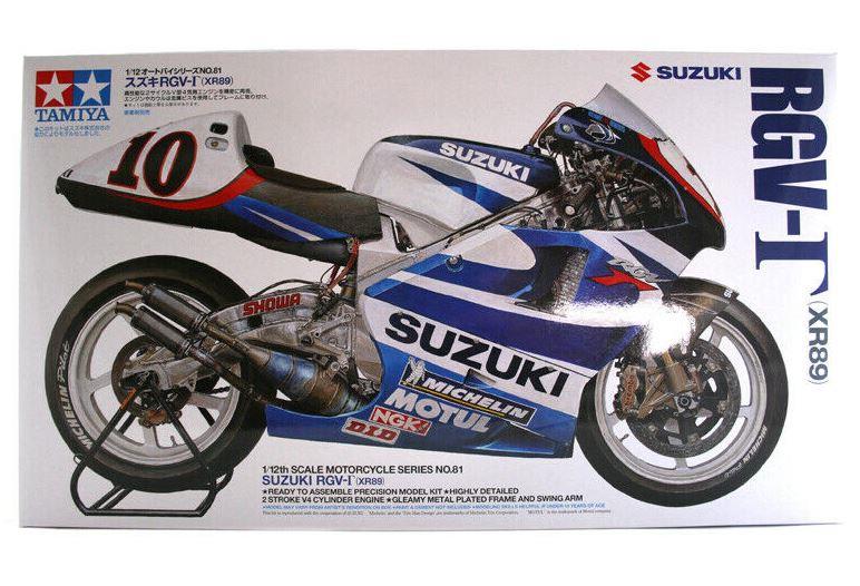 Tamiya 1/12 Scale Suzuki RGV-1 XR89 Motorbike Model Kit 14081 TC
