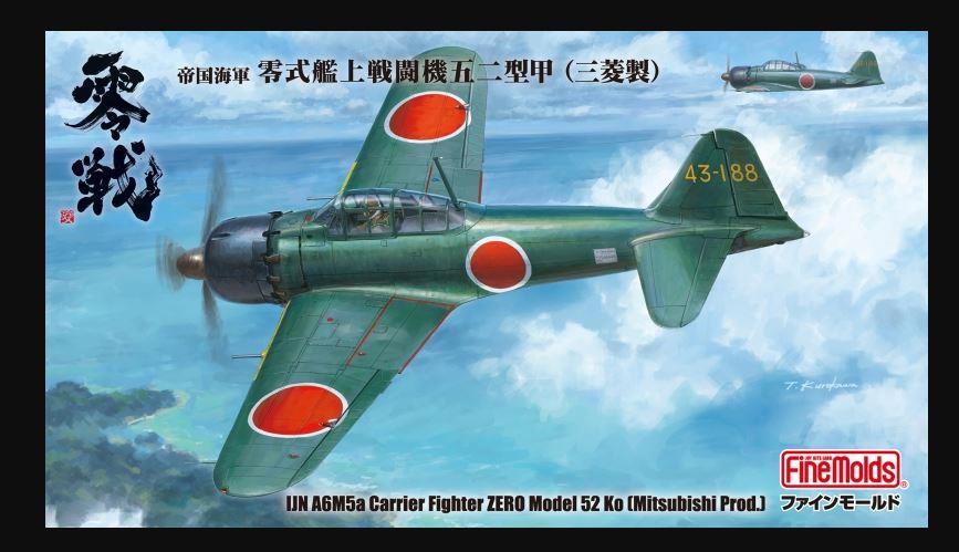 FINE MOLDS FZ03 1/48 Scale Imperial Navy Type Zero Carrier-Based Fighter Type 52 A