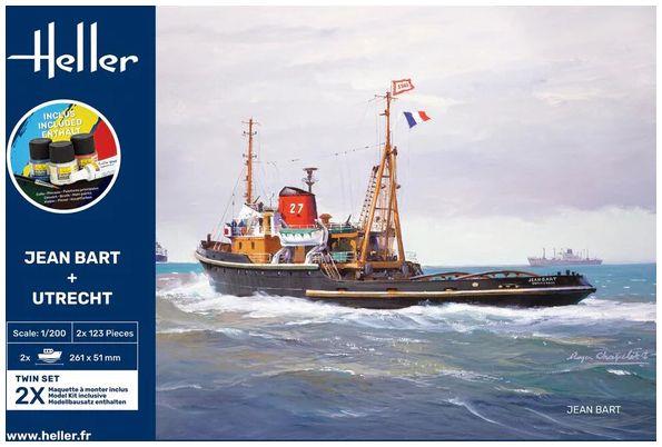 Heller 1:200 Scale Gift Set - Jean Bart and Utrecht Twinset