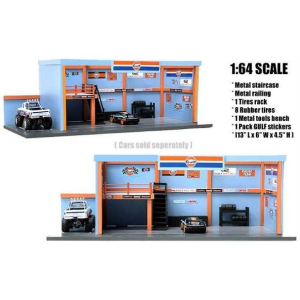 American Diorama 1:64 Scale Gulf Garage Diorama