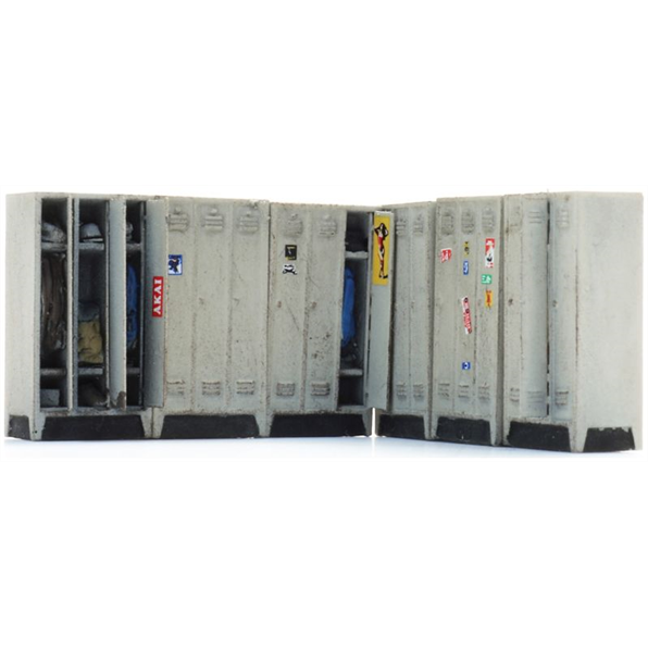 Artitec 1:120 Scale Lockers Ready-Made, Painted
