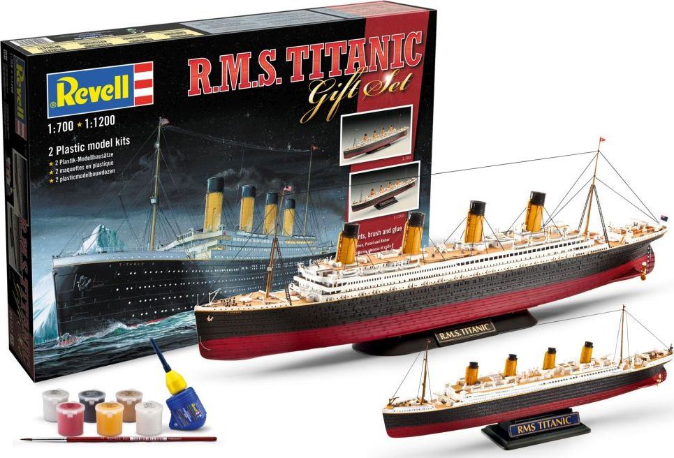 Revell 1:700 Scale Gift Set R.M.S. Titanic (1:700 & 1:1200)