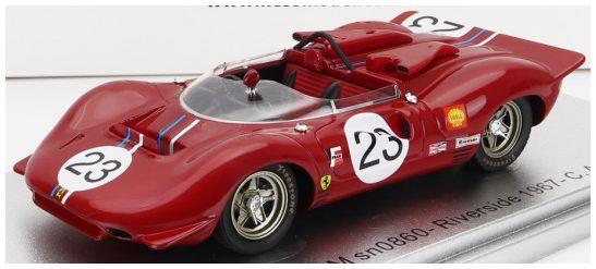 Kess 1:43 Scale Ferrari 350 P4 Spider Can-Am s/n0860 #23 Riverside Race 1967 C.Amon