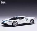 IXO CLC536 1/43 Scale FORD GT 2017 WHITE WITH BLUE STRIPES