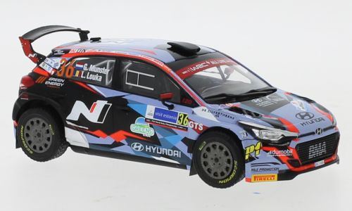 IXO 1:43 Scale Hyundai i2 R5 #36 WRC Rallye Estonia 2020 G.Munster/L.Louka