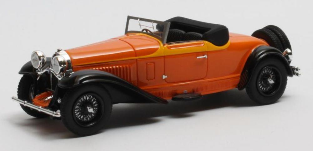 Matrix 1:43 Scale Bugatti T46 Cabrio De Villars Open 1930