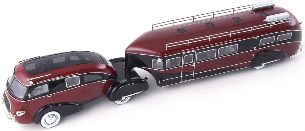 Autocult  1:43rd Scale Zephir Land Yacht Red/Black