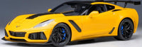Autoart 1:18 Scale Chevrolet Corvette ZR1 2019 Corvette Racing Yellow Tintcoat (Full Openings)