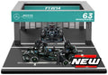 Burago 1:43 Scale Mercedes AMG Petronas F1 W14 E Performance #63 George Russell 2023 Pit Pass Set