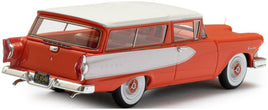 Esval 1:43 Scale Edsel Roundup 2-Door Station Wagon Red/White 1958