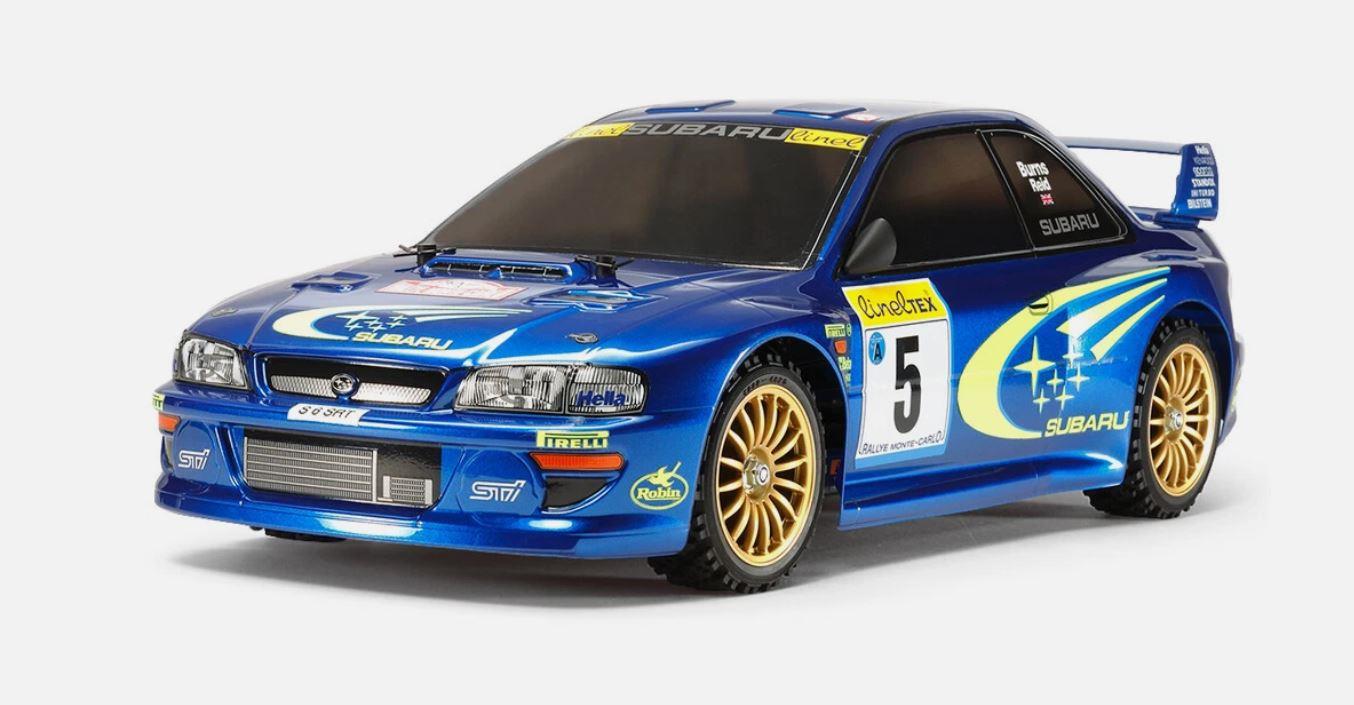 Tamiya 58631 1/10 Scale Subaru Impreza TT-02 RC Kit with THW1060 ESC