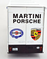 IXO/CMR 1:18 Scale Mercedes O317 Porsche Race Transporter Martini 1968 White