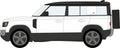 Oxford Diecast 1:76 Scale New Defender 110X Fuji White