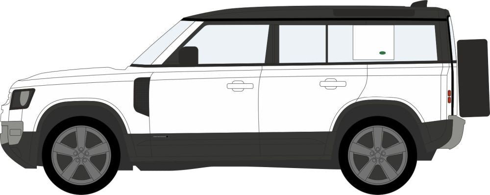 Oxford Diecast 1:76 Scale New Defender 110X Fuji White