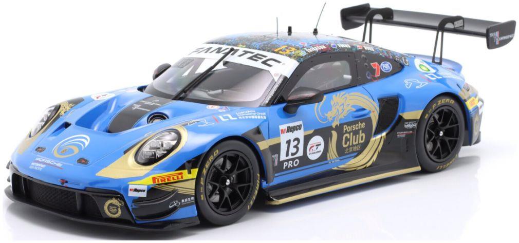 IXO 1:18th Scale Porsche 911 GT3 R #13 4th 12h Bathurst 2024 Phantom Global Racing Buus/Eriksson
