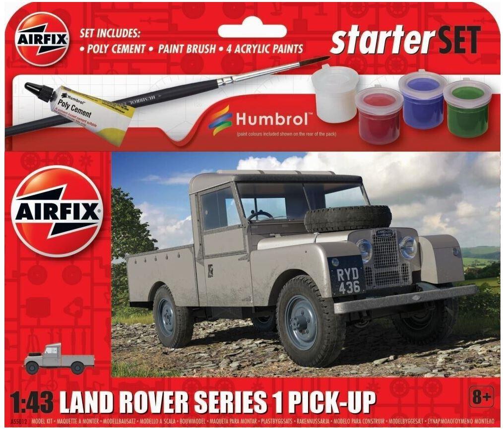 Airfix A55012 1/43 Scale Starter Set – Land Rover Series 1