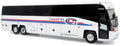 Iconic Replicas 1:87th Scale MCI D4520 Coach Bus: Coach USA