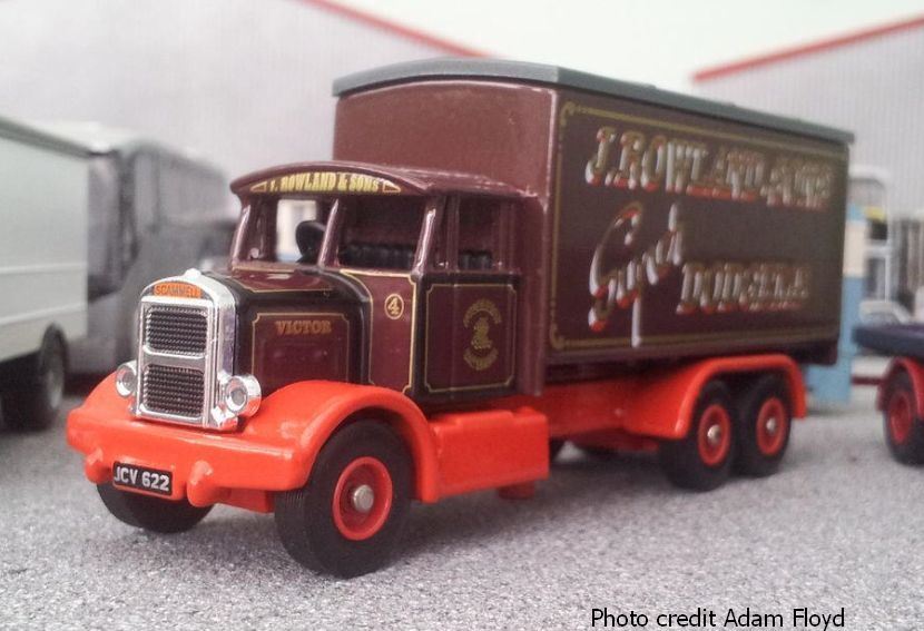 Atlas Editions 1:76 Scale Scammell 6 wheeler J. Rowland & Sons