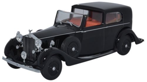 Oxford Diecast 1:43 Scale Rolls Royce Phantom 3 SdV Mulliner Black