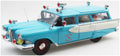 Esval 1:43rd Scale Edsel Villager 4 Door Station Wagon Ambulance Blue/White/Red 1958