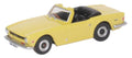 Oxford Diecast 1:76 Scale Triumph TR6 - Mimosa Yellow