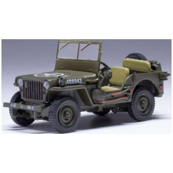 IXO 1:43 Scale Jeep Willys MB Olive 1943
