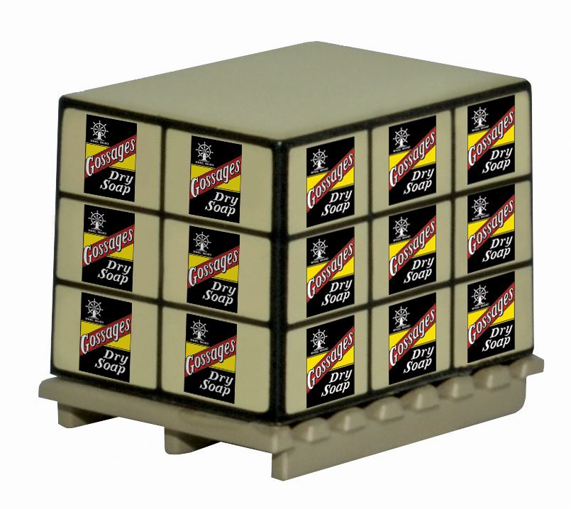 Oxford Diecast 1:76 Scale Accessories Pallet Load Gossages Dry Soap