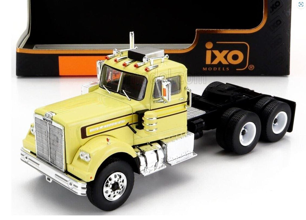IXO TR161 1/43 Scale 1970 WHITE WESTERN STAR 4864 TRUCK CAB IN PRIMROSE YELLOW