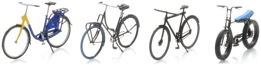 Artitec 1:87 Scale 21st-Century Bicycles Ready-Made, Painted