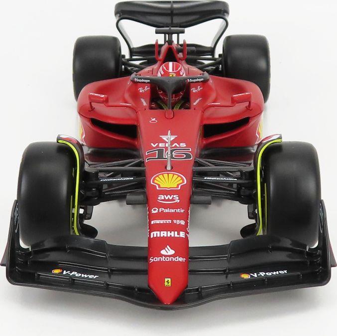 Burago 1:18 Scale Ferrari F1-75 #16 2022 Charles Leclerc Scuderia Ferrari-Yellow Wall(medium) Tyres