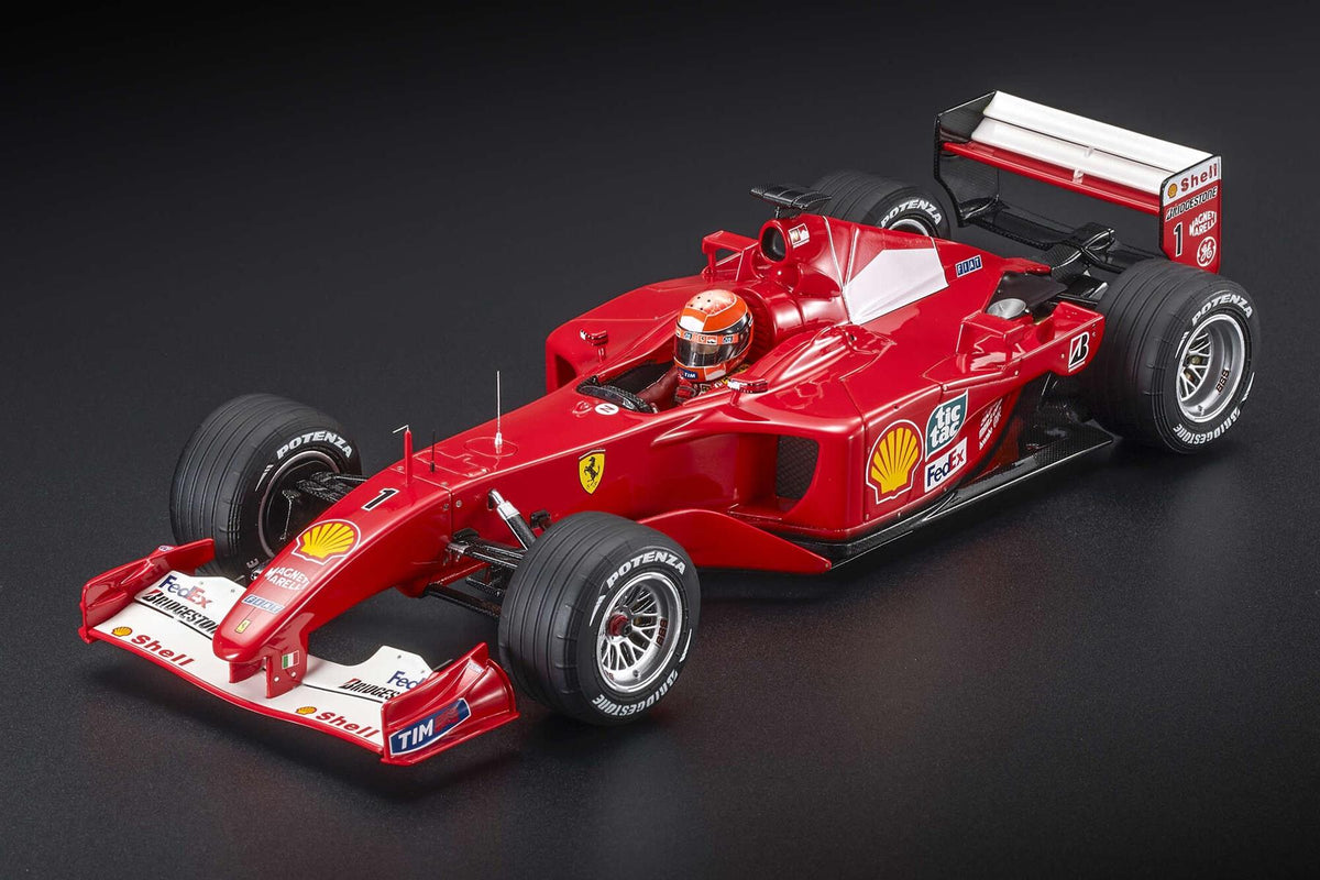 GP Replicas 1:18 Scale Ferrari F2001 2001 #1 Michael Schumacher Winner Belgian GP SPA 2001 w/Driver