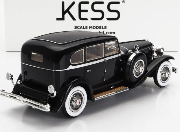 Kess 1:43 Scale Duesenberg Model J Black Berline Clear Vision Sedan by Murphy 1929