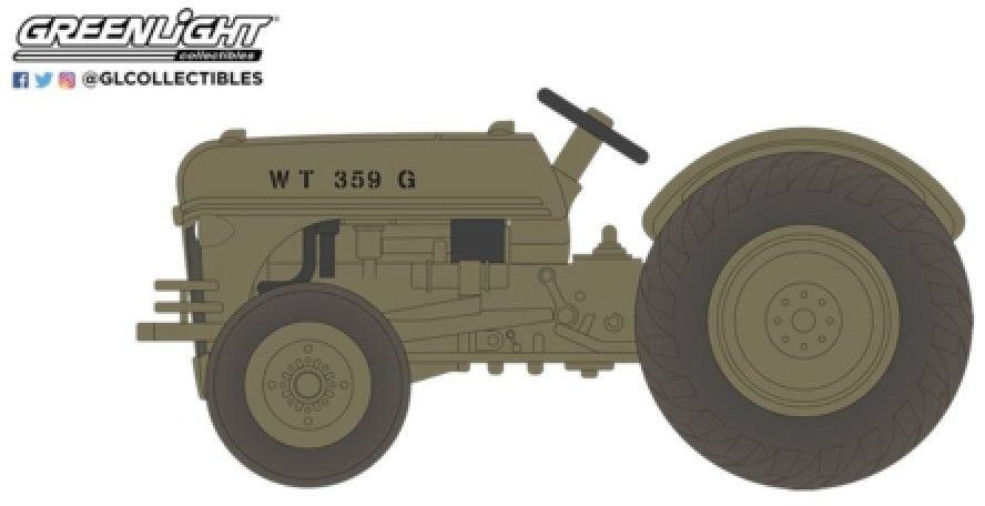 Greenlight 1:64 Scale Ford 2N Tractor US Army 1943