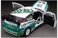 Sunstar 1:18 Scale Ford Focus RS WRC '03 #1 Colin McRae Pirelli Int Rally 2005 (Limited 1999pcs)