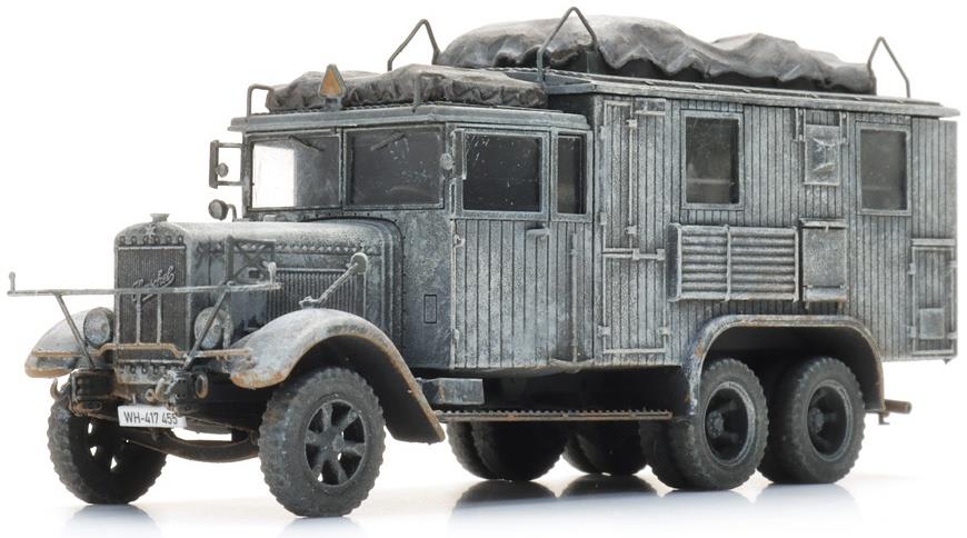Artitec 1:87 Scale Henschel 33 D1 Kfz. 72 Radio Winter (WM) Ready