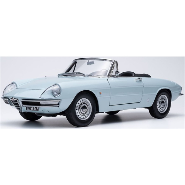 Touring Model Cars 1:18th Scale Alfa Romeo 1600 Duetto Spider 1966 Blue