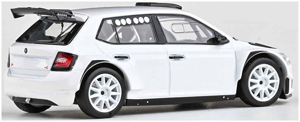 Abrex  1:43rd Scale Skoda Fabia III FL Rally2 Evo 2019 White