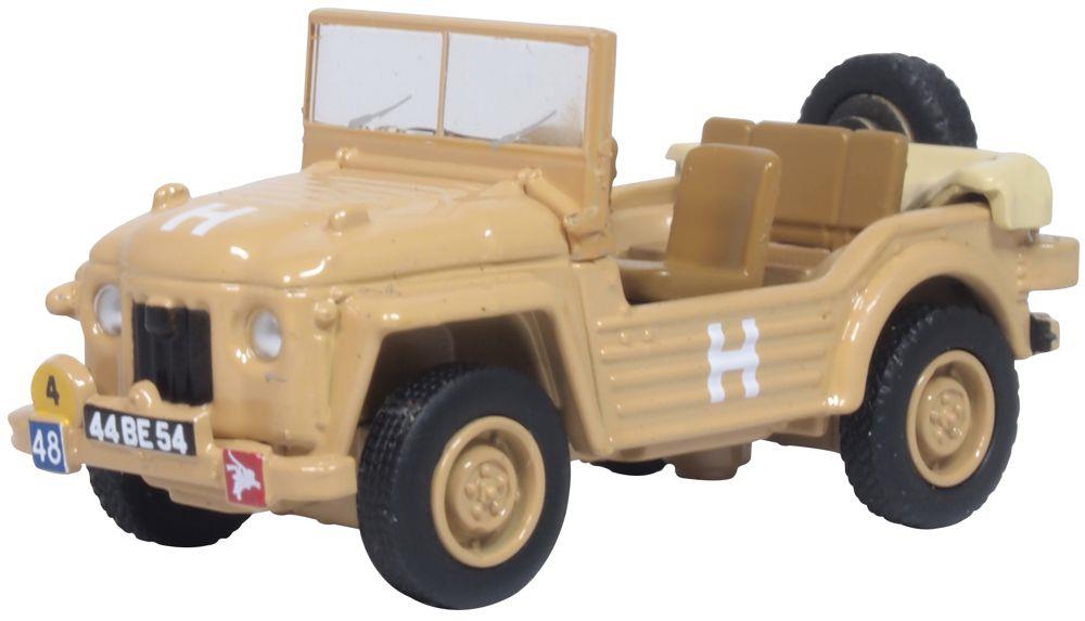 Oxford Diecast 1:76 Scale Austin Champ 9th Parachute Reg 16th Airborne Brg Suez 1956