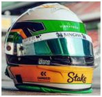 Spark 1:5th Scale Stake F1 Team Kick Sauber Gabriel Bortoleto 2025 Helmet