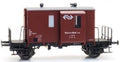 Artitec 1:87 Scale Freight Train Attendant Wagon 025-8 Electrorail IV (NS) train 1:87