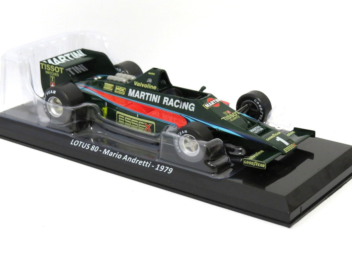 Atlas Editions 1:24th Scale Lotus 80 Mario Andretti 1979
Blister Packaging