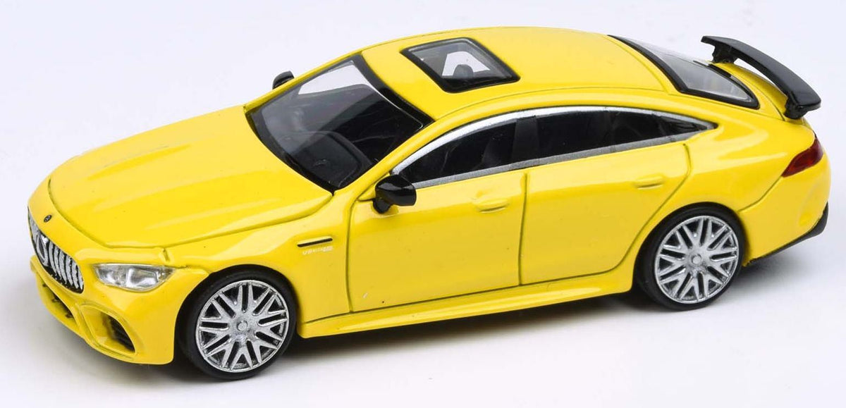 Paragon 1:64 Scale Mercedes AMG GT 63 S Yellow 2018 (RHD)