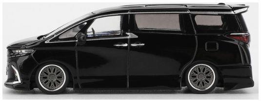 Mini GT 1:64th Scale Toyota Alphard 40 Kuhl Black (LHD) Blister Packaging