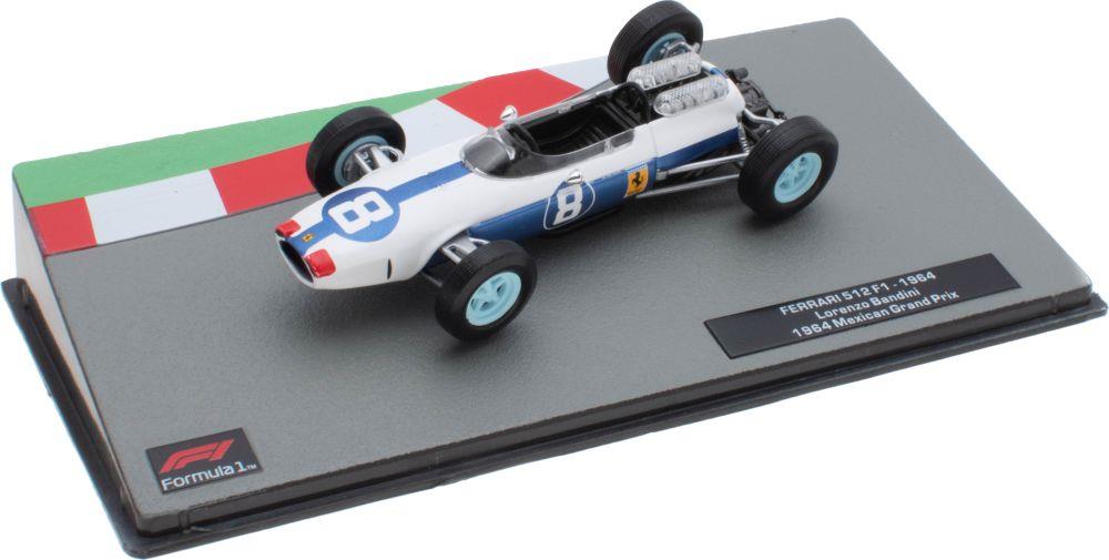 Atlas Editions 1:43 Scale Ferrari 512 F1 - Lorenzo Bandini 1964 Mexican Grand Prix - F1 Collection