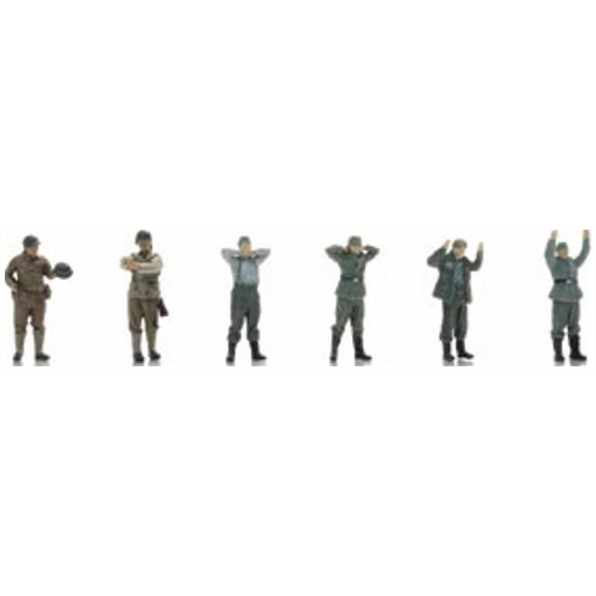 Artitec 1:72 Scale POWs + US Guards (WM) Ready