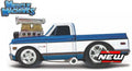 Maisto 1:64 Scale Chevrolet C10 Pick Up 1972 Blue/White Muscle Machines'